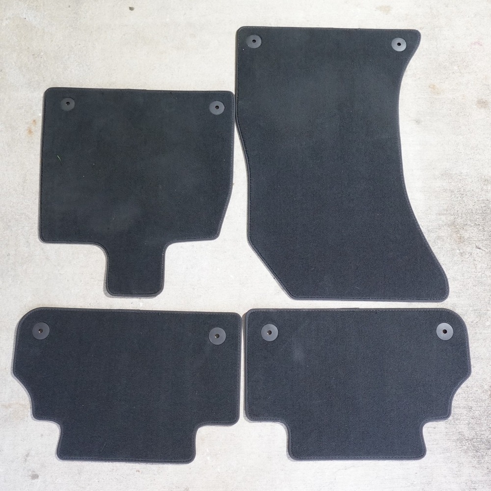 Audi OEM Floor Mats Set 80B863691A 80A864450A Fits A4 S4 B9 2017-2019 Carpet